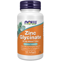 Now Foods Zinc Glycinate 150mg 120 Softgels
