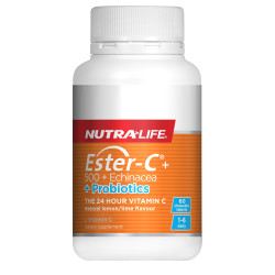 Nutralife Ester C 500 Echinacea + Probiotics 60 Chewable