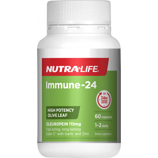 Nutralife Immune Support Olive Leaf 60 Capsules