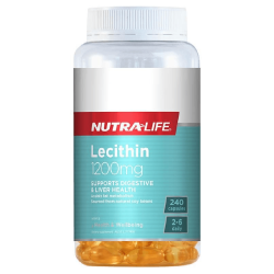 Nutralife Lecithin 1200mg 240 Capsules