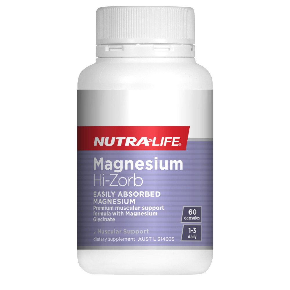 Nutralife Magnesium HiZorb 60 Capsules Birkenhead Health