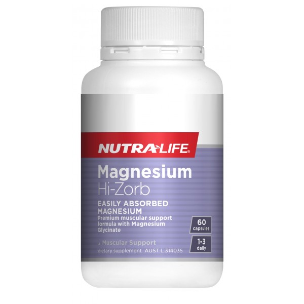 Nutralife Magnesium Hi-Zorb 60 Capsules