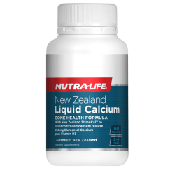 Nutralife NZ Liquid Calcium with StimuCal Plus Vitamin D3 Capsules 60s