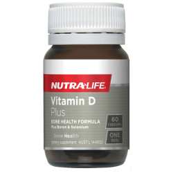 Nutralife Vitamin D3 Plus Boron & Selenium 60 Capsules