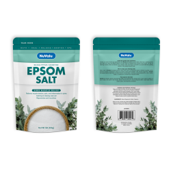 NuValu Epsom Salt Sore Muscle Relief 454g