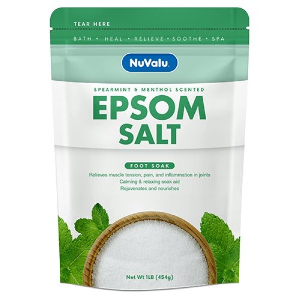 NuValu Epsom Salt Foot Soak 454g