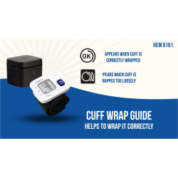Omron Wrist Blood Pressure Monitor HEM-6161