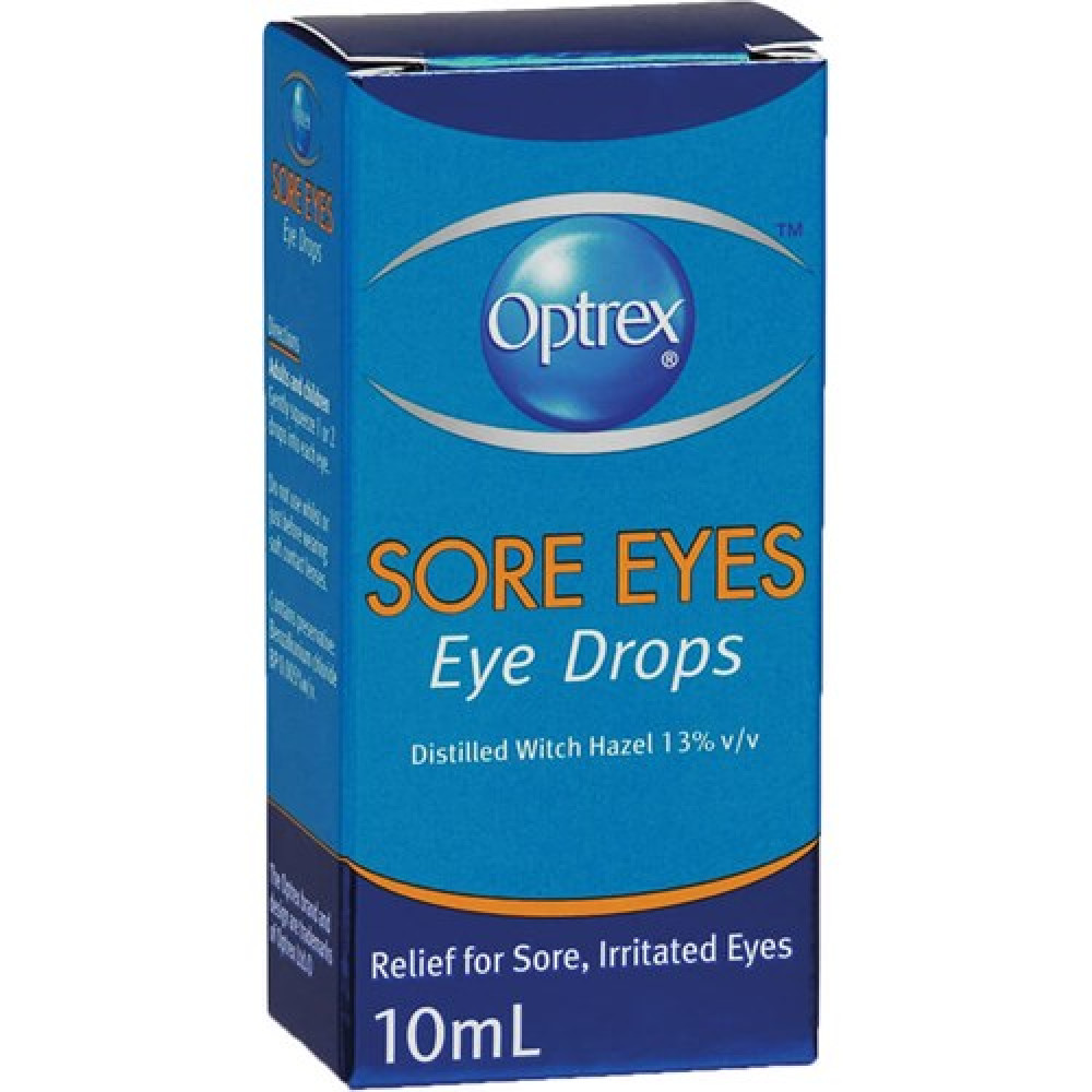 Optrex Sore Eyes Eye Drops 10ml Birkenhead Health Plus
