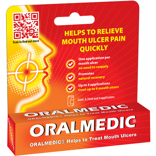 Oralmedic Mouth Ulcer Treatment - 4 Applicators