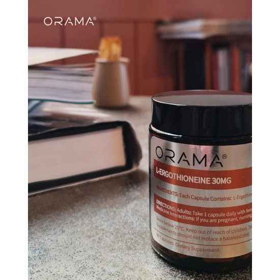 ORAMA L-Ergothioneine 30mg 30 Capsules