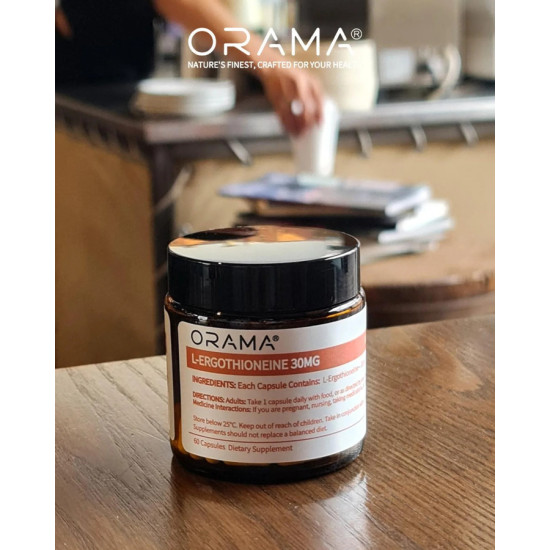 ORAMA L-Ergothioneine 30mg 30 Capsules