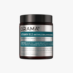 ORAMA Vitamin B12 Methylcobalamin 5000mcg 60 Capsules