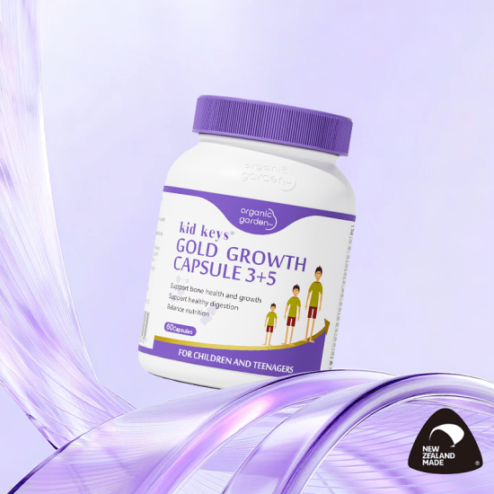 Organic Garden Gold Growth Capsule 3+5 90 Capsules - Increase Children Height