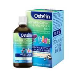 Ostelin Kids Milk Calcium & Vitamin D3 Liquid 90ml