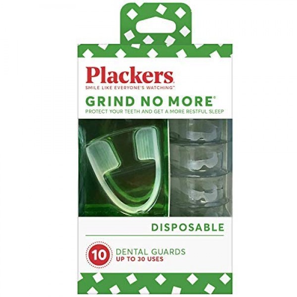 Plackers Grind No More Dental Nights Guards 10 Pk