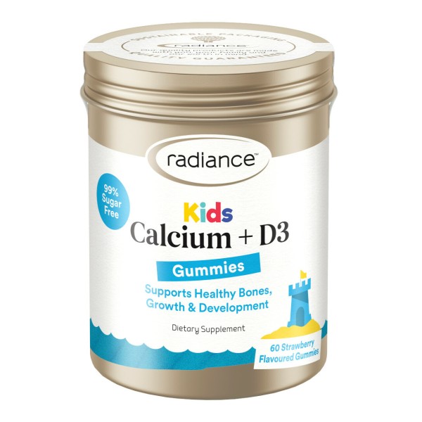 Radiance Kids Calcium + D3 60 Gummies