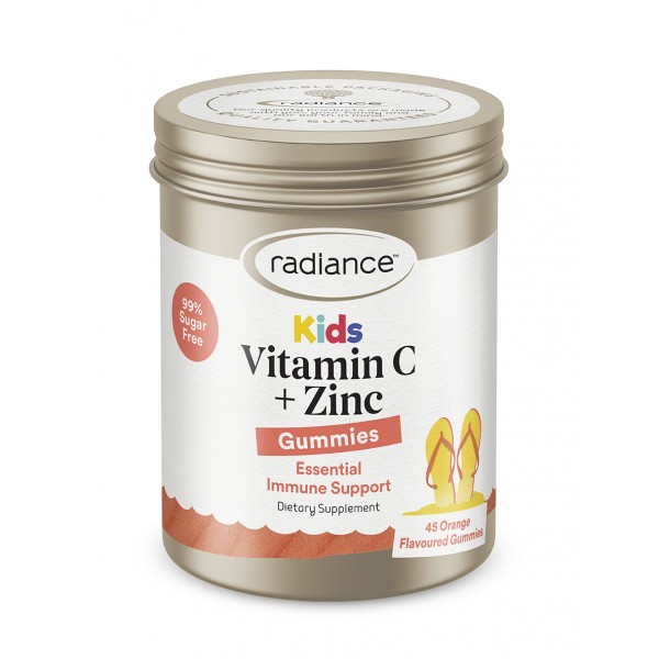 Radiance Kids Vitamin C & Zinc 45 Gummies