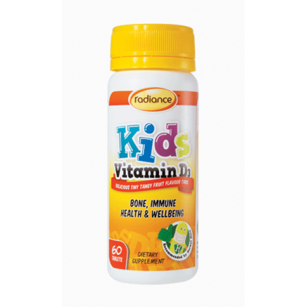 Radiance Kids Vitamin D3 Chewable 60 Tablets