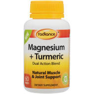 Radiance Magnesium + Turmeric 60 Tablets