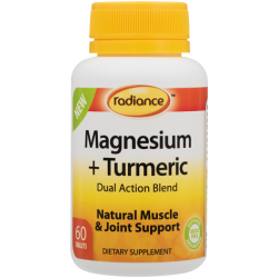 Radiance Magnesium + Turmeric 60 Tablets