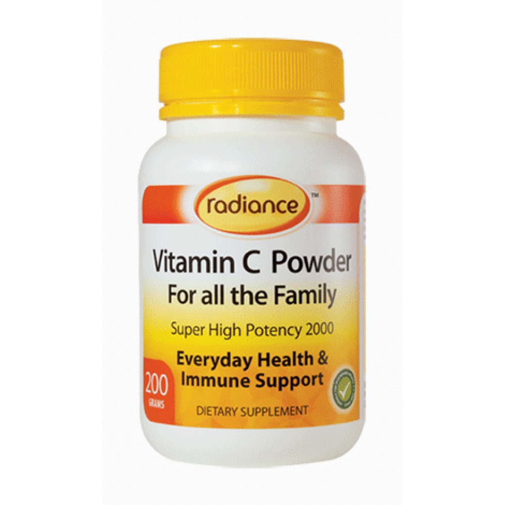 Radiance Vitamin C Powder 200g Birkenhead Health Plus