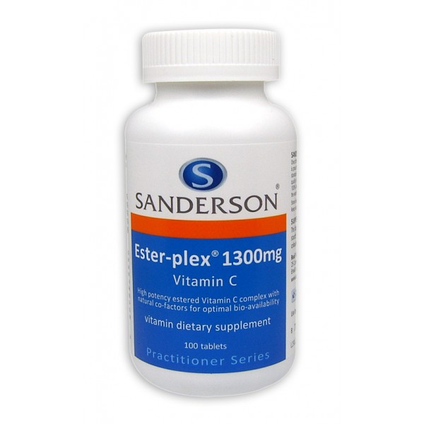 Sanderson Ester-Plex Vitamin C 1300mg 100 Tablets