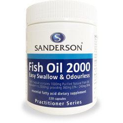 Sanderson Fish Oil 2000mg 220 Capsules