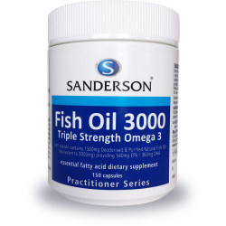 Sanderson Fish Oil 3000mg 150 Capsules