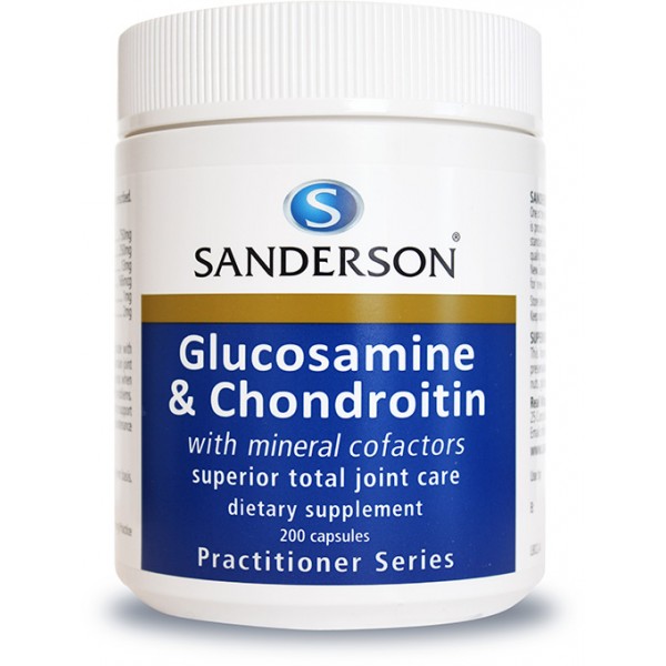 Sanderson Glucosamine & Chondroitin with Co-Factors 200 Capsules