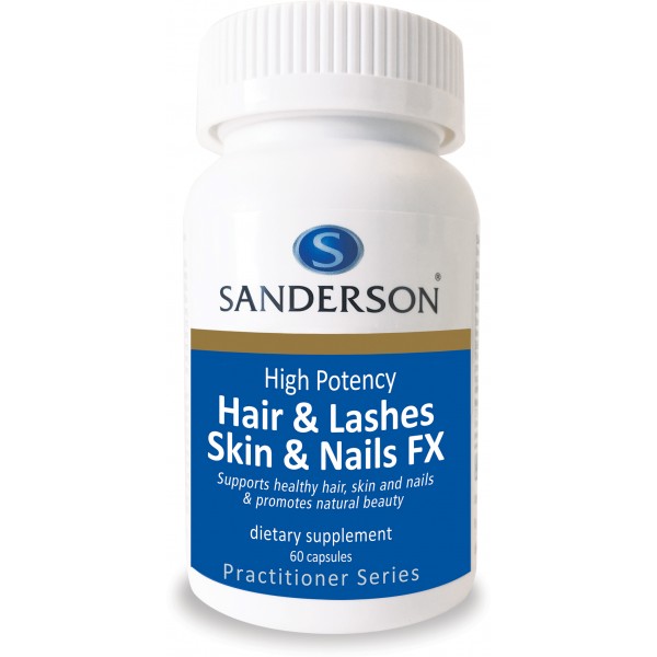 Sanderson Hair, lashes, skin & nails FX 60 Capsules