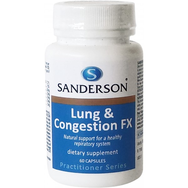 Sanderson Lung & Congestion FX 60 Capsules
