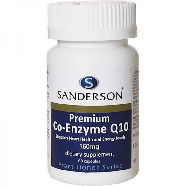 Sanderson Premium Co-Enzyme Q10 160mg 60 Capsules
