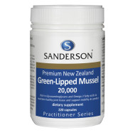 Sanderson Premium New Zealand Green-Lipped Mussel 20,000mg 220 Capsules