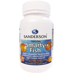 Sanderson Smarty Fish Omega 3 120 Chewable Capsules