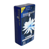 Shield Blue Condoms 53mm Width 12 Pk