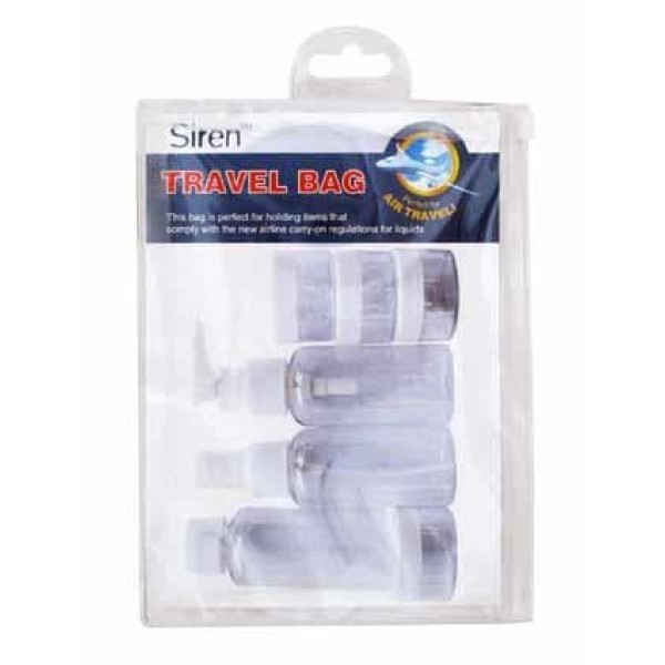 Siren Travel Bag Clear 20cm