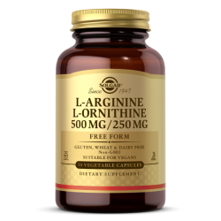 Solgar L-Arginine/L-Ornithine 500/250mg Capsules