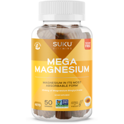 SUKU Vitamins Mega Magnesium 50 Gummies