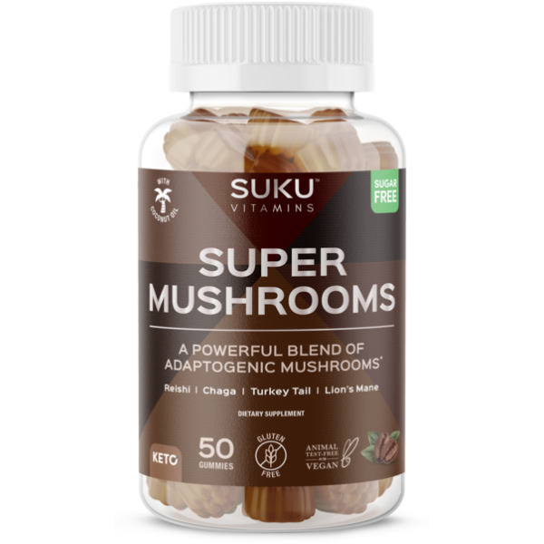 SUKU Vitamins Super Mushroom 50 Gummies