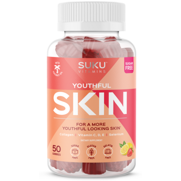 SUKU Vitamins Youthful Skin 50 Gummies