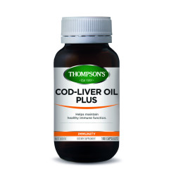 Thompson's Cod Liver Oil Plus 100 Capsules