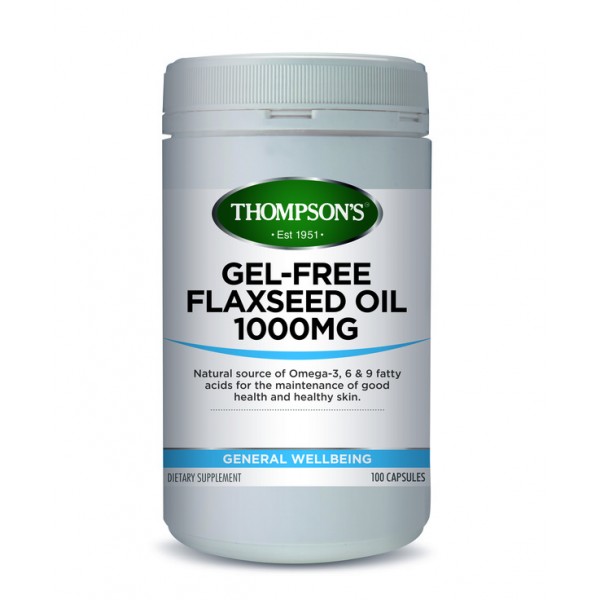 Thompson's Flax Seed Oil 100 Capsules