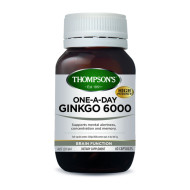 Thompson's Ginkgo 6000 One-A-Day 60 Capsules