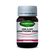 Thompson's Hawthorn 2000 One-A-Day 30 Capsules