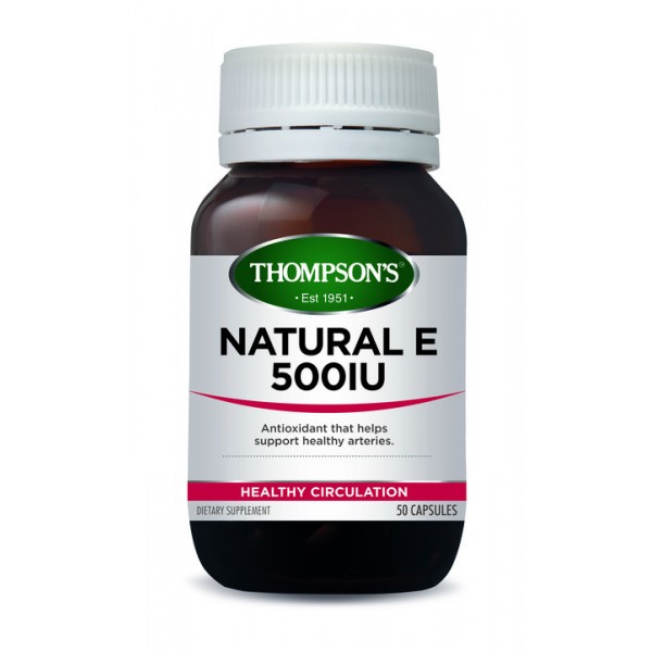 Thompson's Natural Vitamin E Complex 500IU 50 Capsules (Product Discontinued)