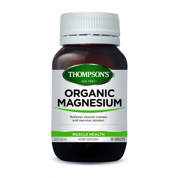 Thompson's Organic Magnesium 50 Tablets (Product Discontinued)