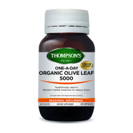Thompson's Organic Olive Leaf 5000 One-A-Day 60 Capsules