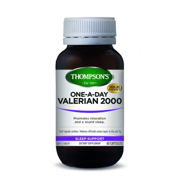 Thompson's Valerian 2000 One-A-Day 60 Capsules (Product Discontinued)