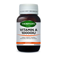 Thompson's Vitamin A 10,000IU 100 Capsules