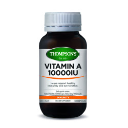 Thompson's Vitamin A 10000iu 150 Capsules (Product Discontinued)